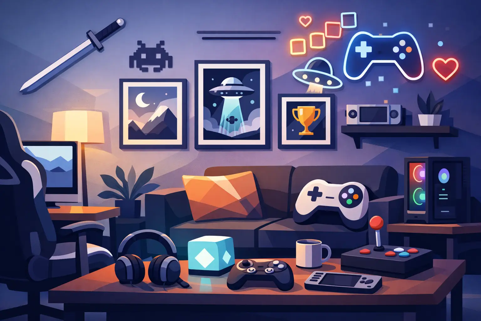 12 Gaming Home Decor Ideas That Hit Hard
