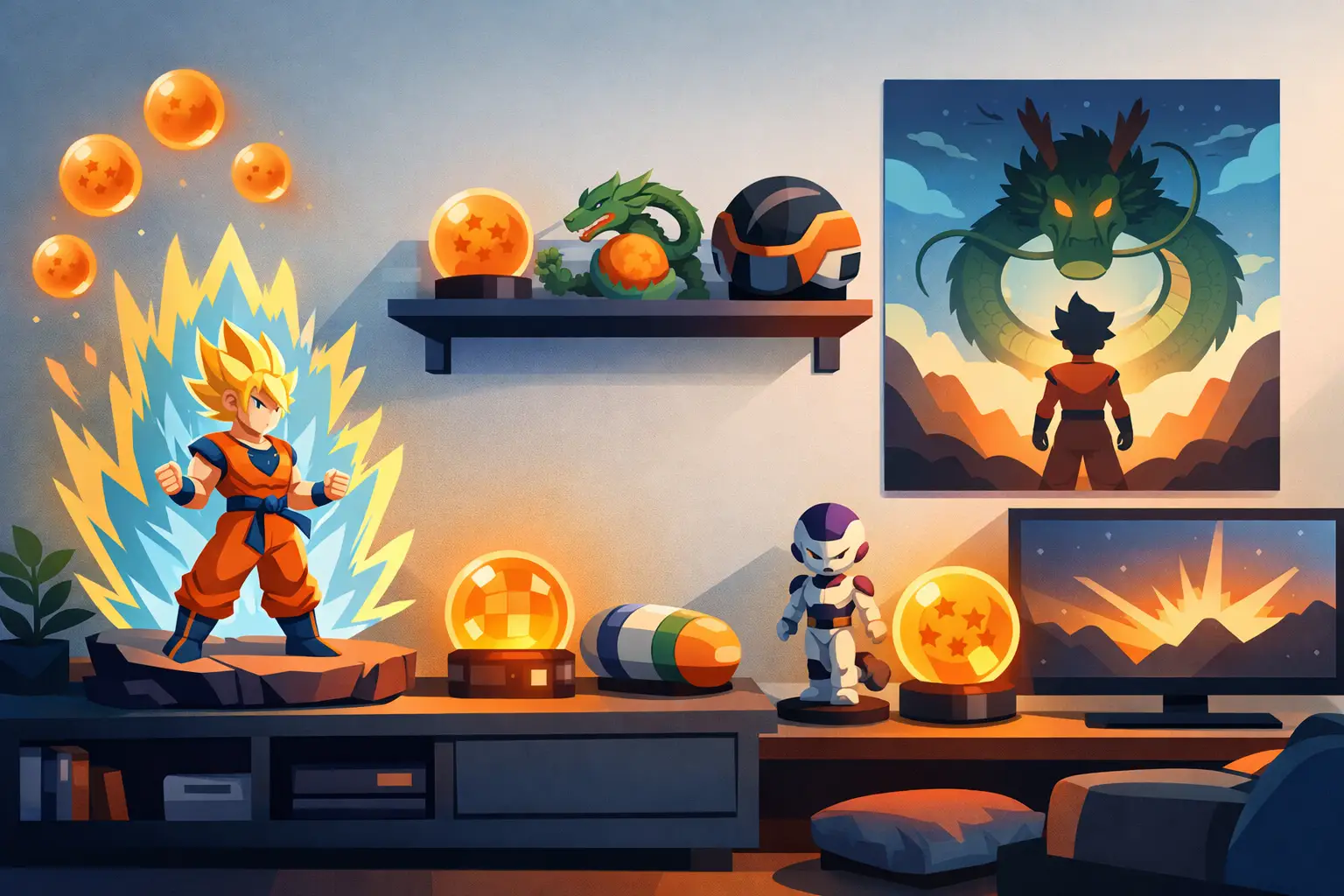 Dragon Ball Room Decor That Powers Up Any Space