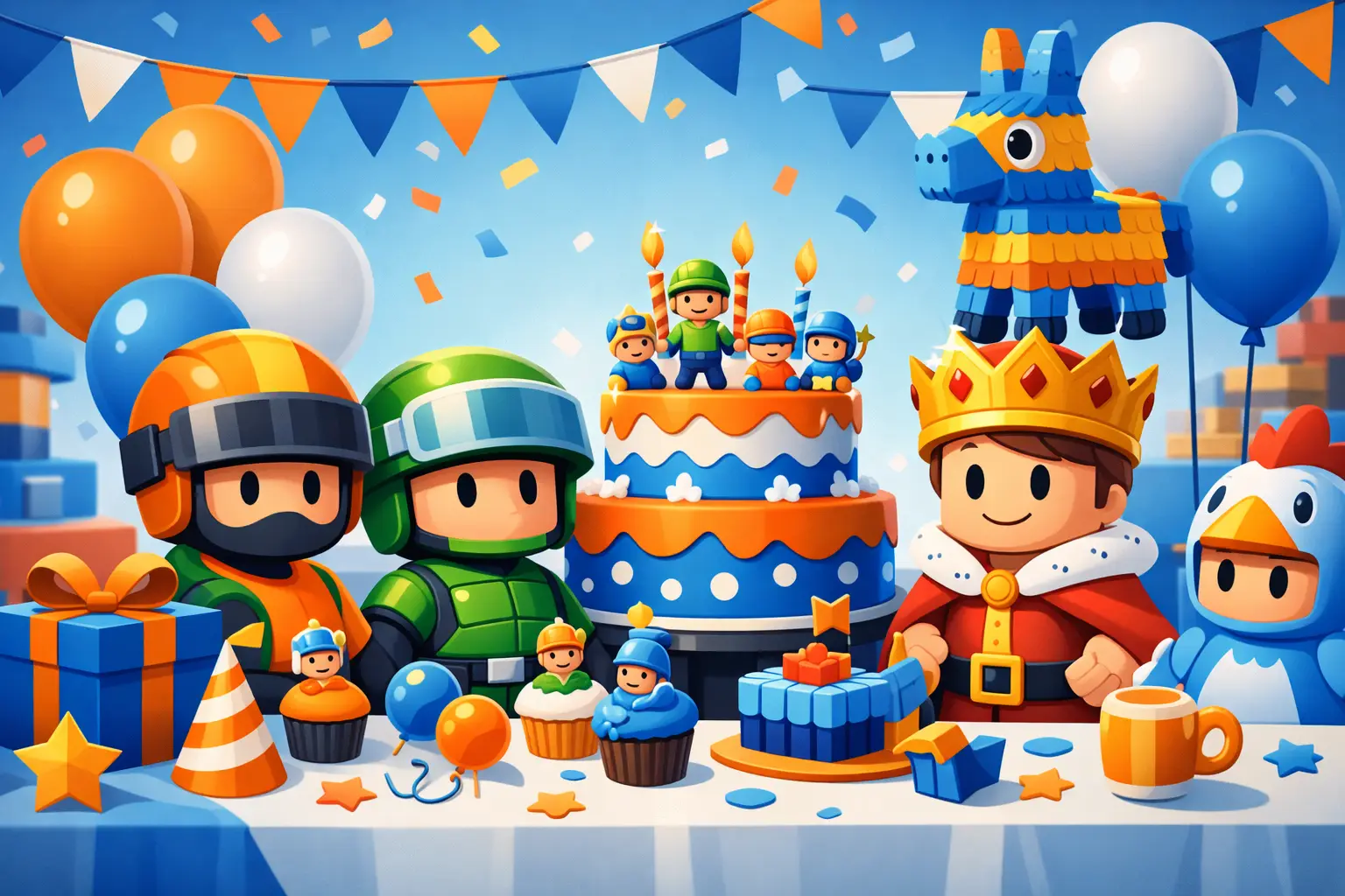Stumble Guys Birthday Decorations That Win